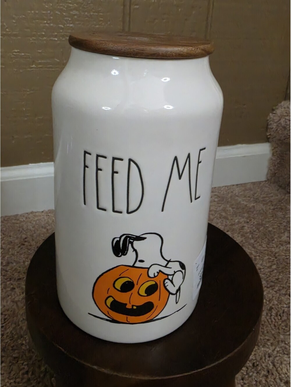 Rae Dunn Peanuts Canister Feed Me [COPY]